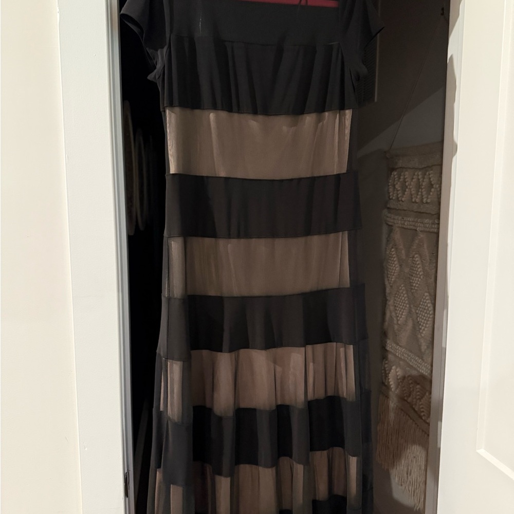 R&M Richards Black Maxi Dress